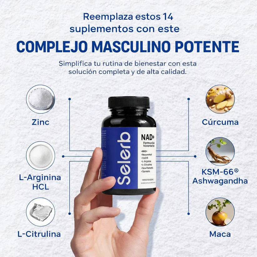 SUPLEMENTO N°1 EN ECUADOR — AUMENTA TU MASCULINIDAD. 60 caps