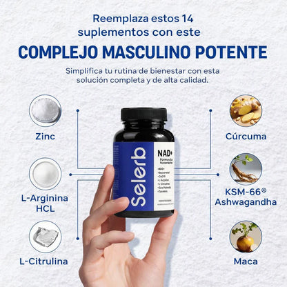 SUPLEMENTO N°1 EN ECUADOR — AUMENTA TU MASCULINIDAD. 60 caps